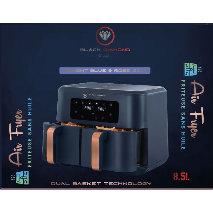 AIR FRYER 8.5L : Friteuse sans huile Dual Double Basket