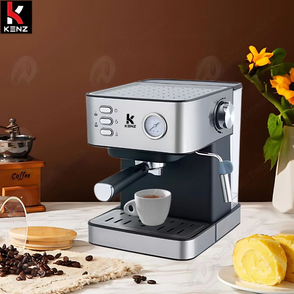 Machine à Café & Espresso 20 BAR, 3 Filtres Pratiques 1.6 L, DZ-6374