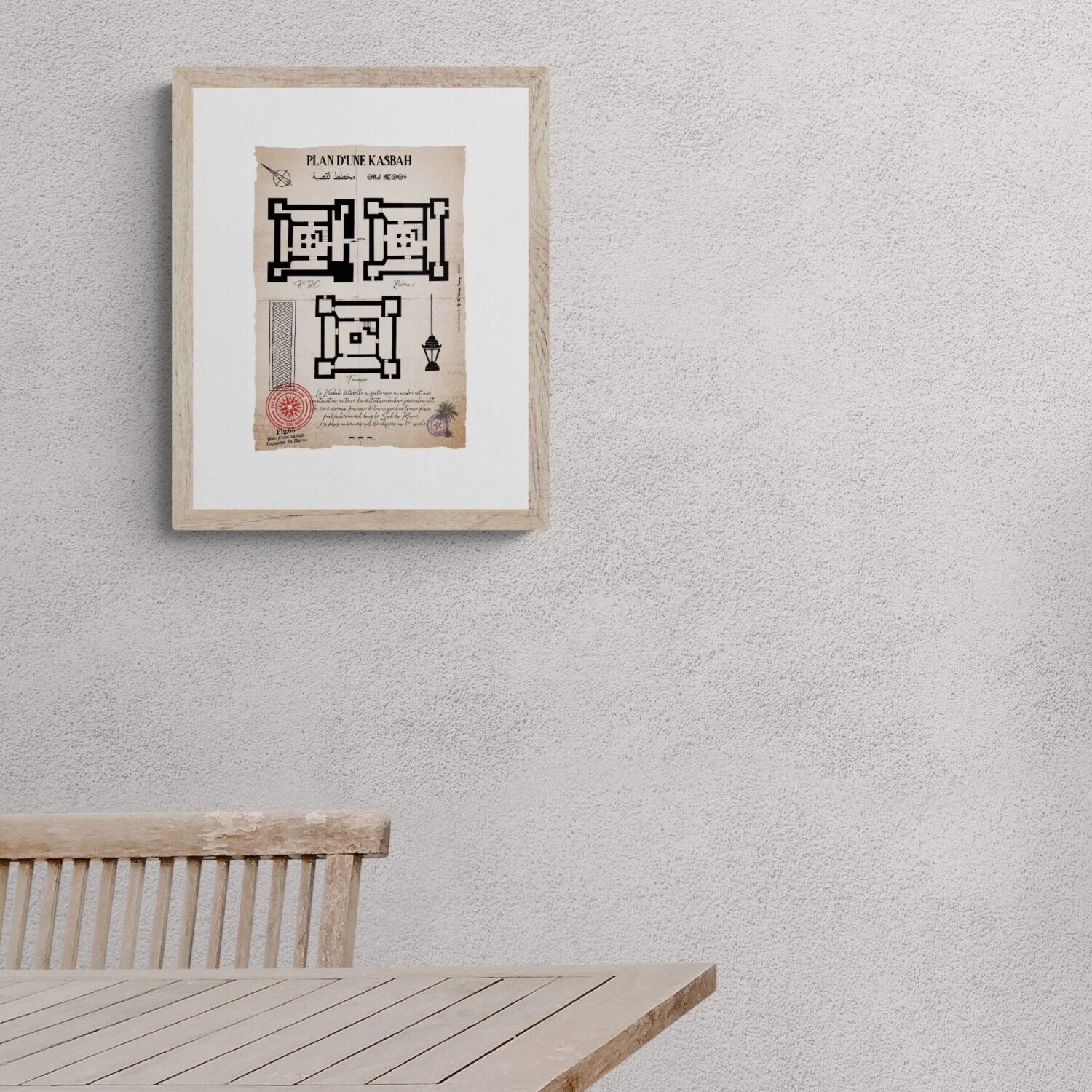 Affiche du plan d'une Kasbah thumbnail 1