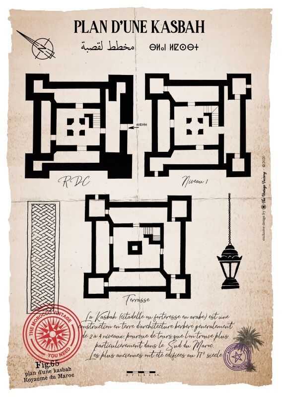Affiche du plan d'une Kasbah thumbnail 2