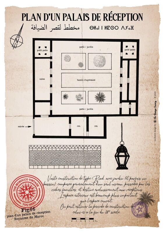 Affiche du plan d'un Palais de réception thumbnail 2