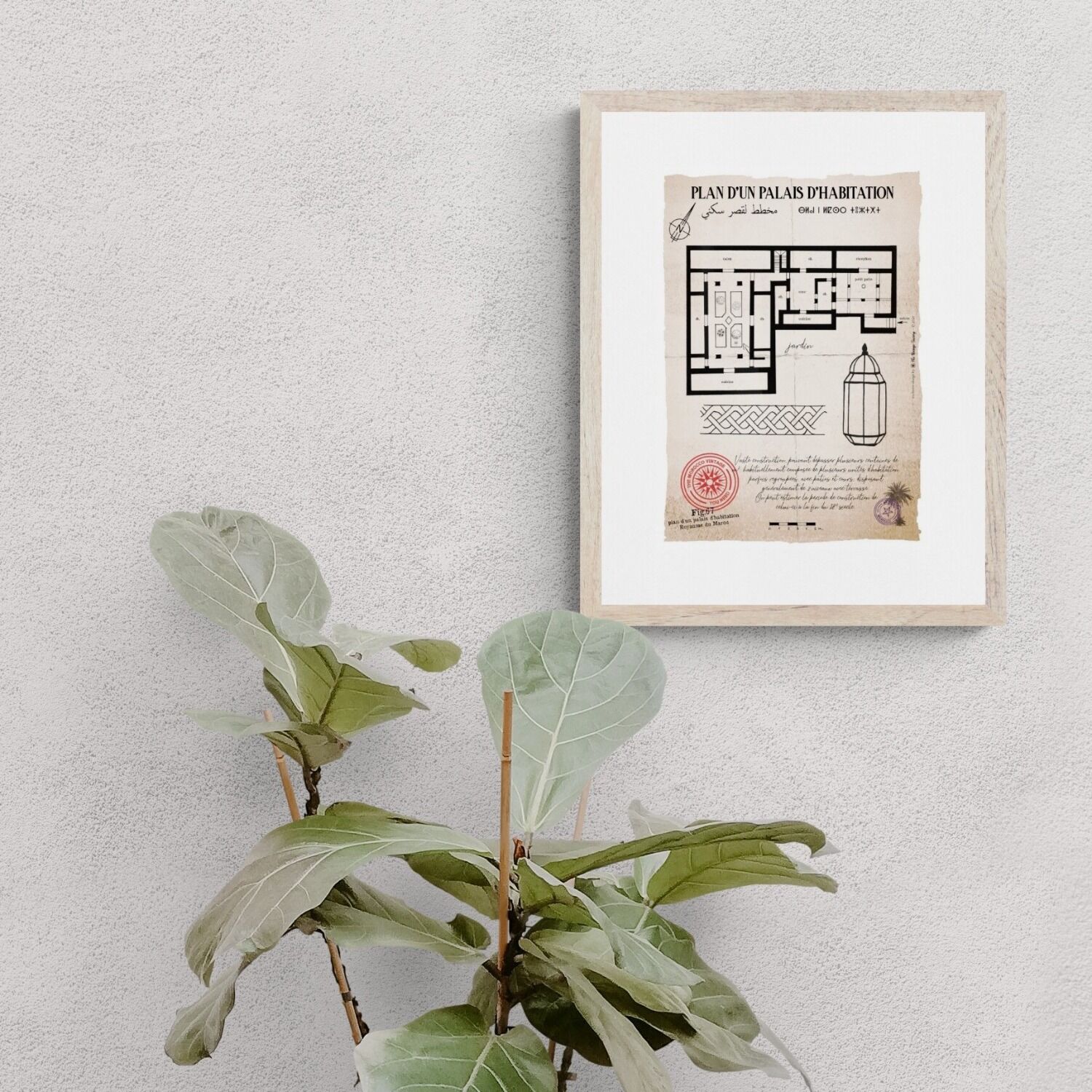 Affiche du plan d'un Palais d'habitation thumbnail 1