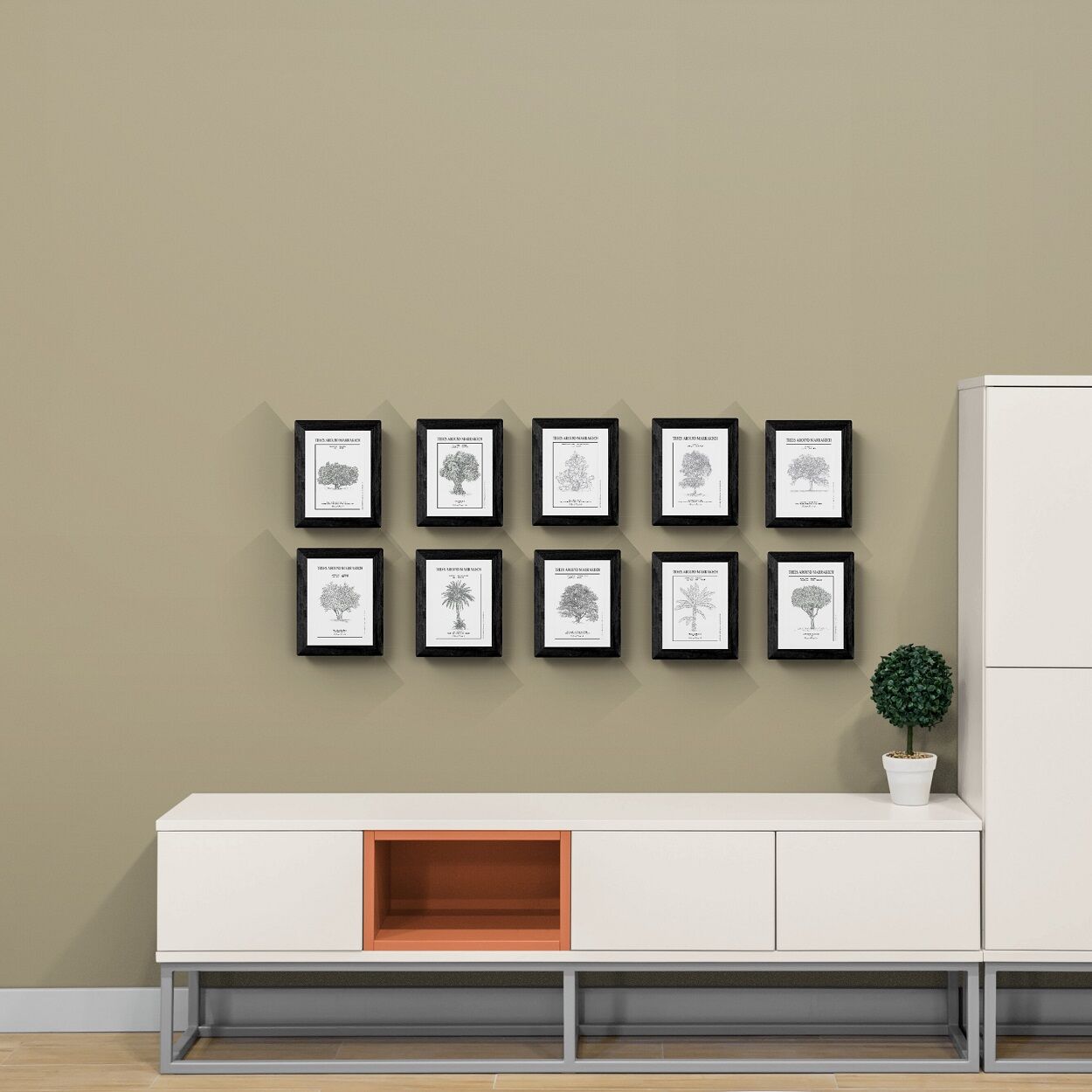 Lot de 10 cartes postales des planches botaniques thumbnail 2