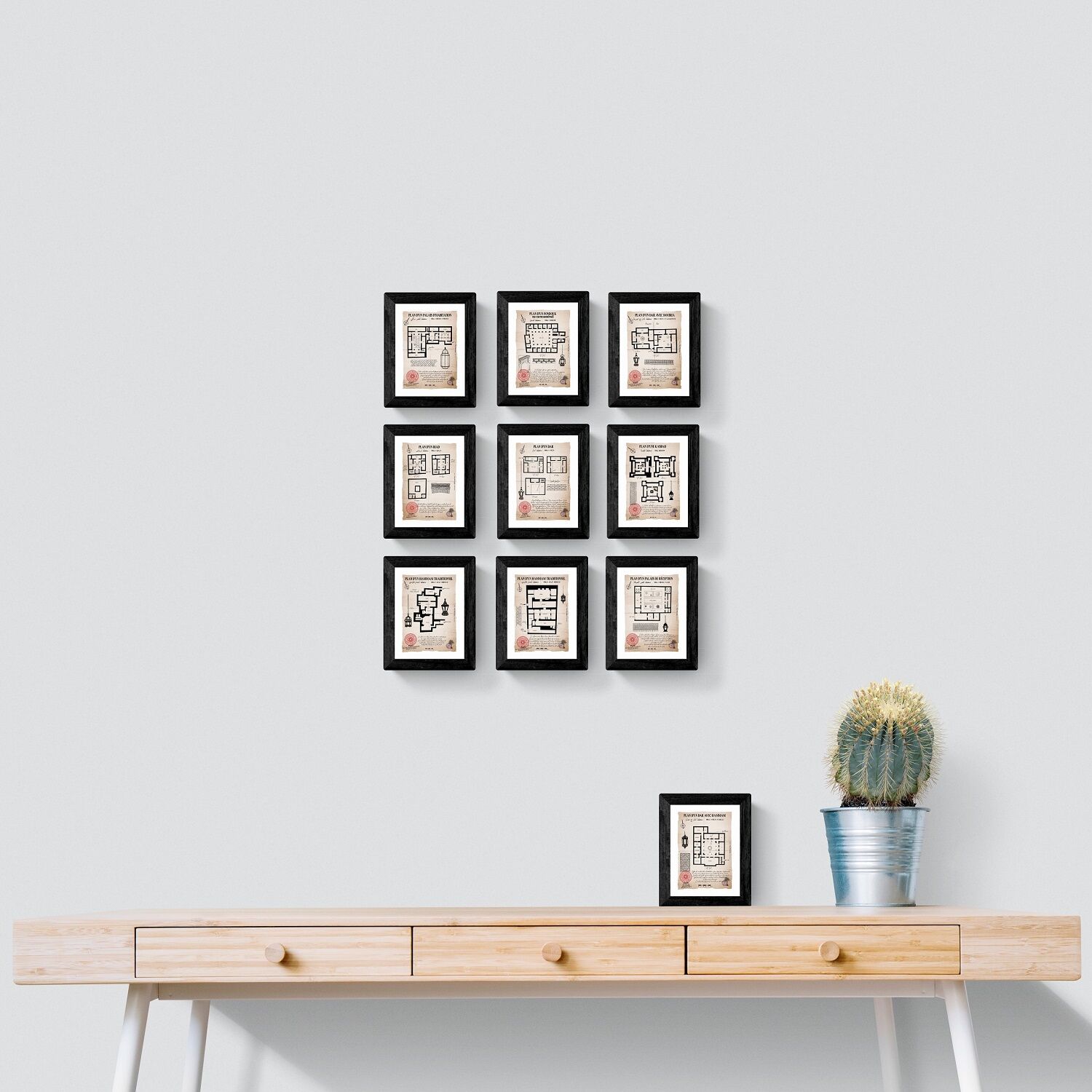 Lot de 10 cartes postales des plans architecture du Maroc thumbnail 3