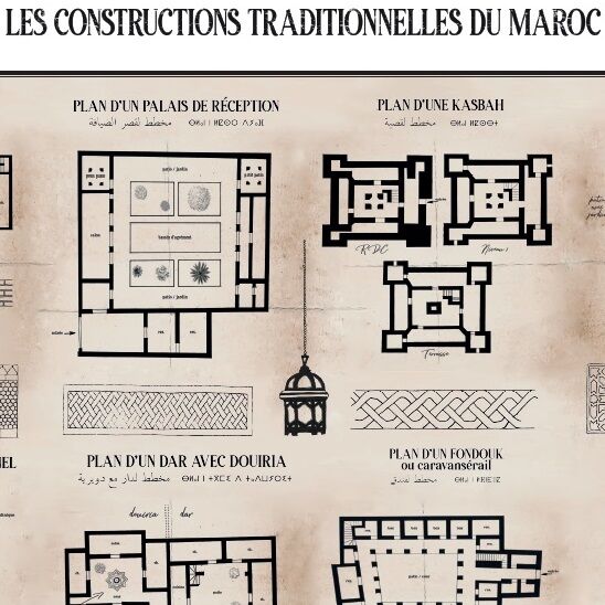 Affiche : les constructions traditionnelles, architecture du Maroc thumbnail 4