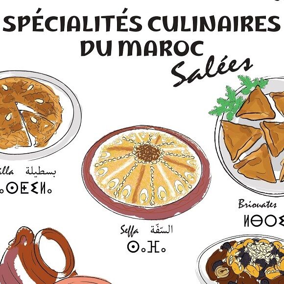 Affiche : les spécialités culinaires salées du Maroc thumbnail 3