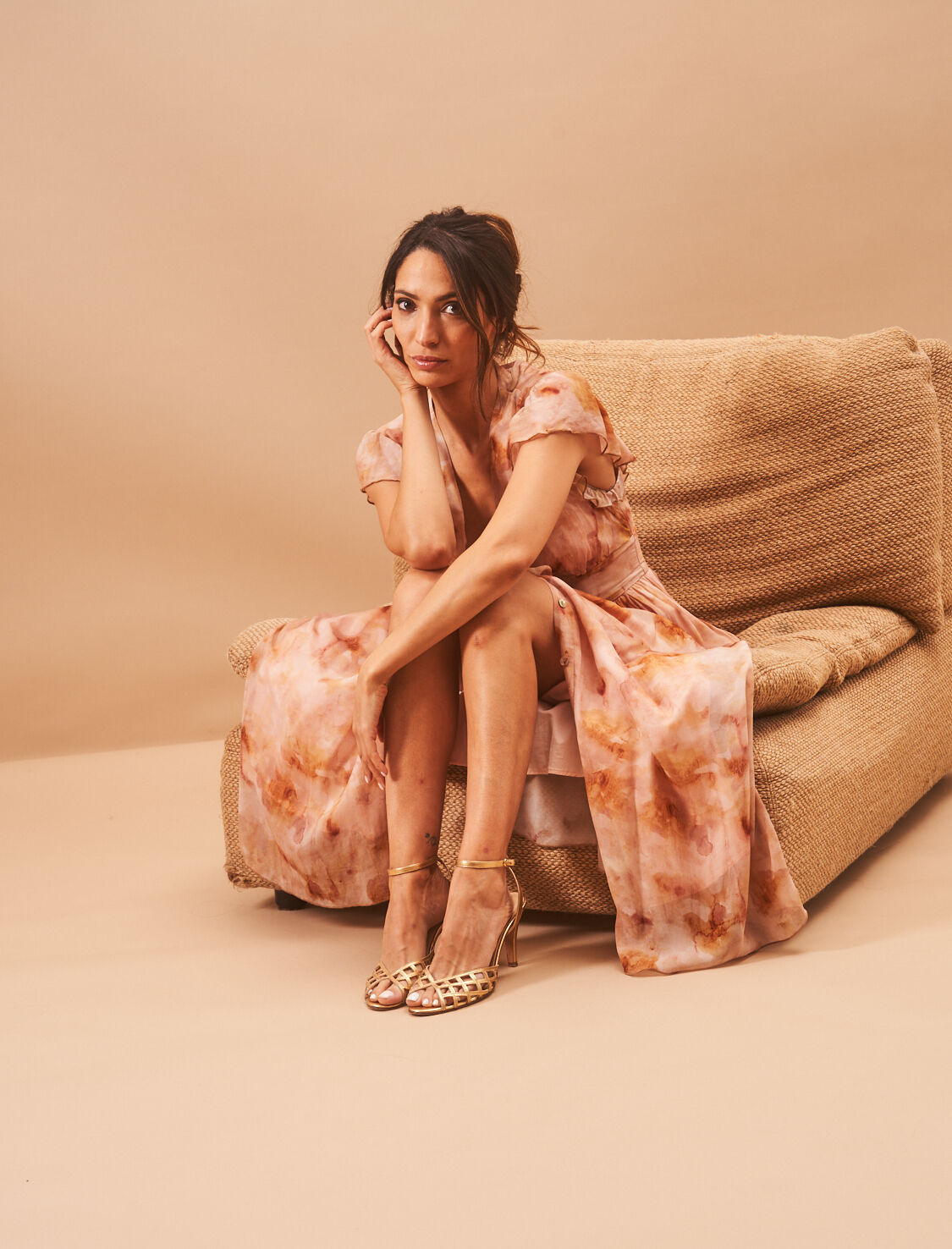 Robe Yasmine Voile Imprimée