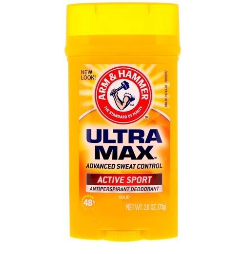 UltraMax, Solid Antiperspirant Deodorant, Active Sport - 73g