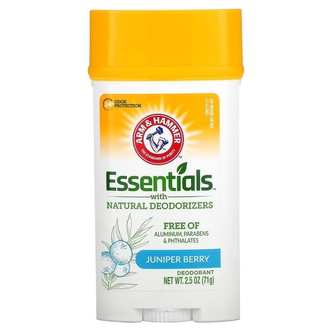 Essentiels avec Désodorisants Naturels, Déodorant, Baies de Genévrier - 71g