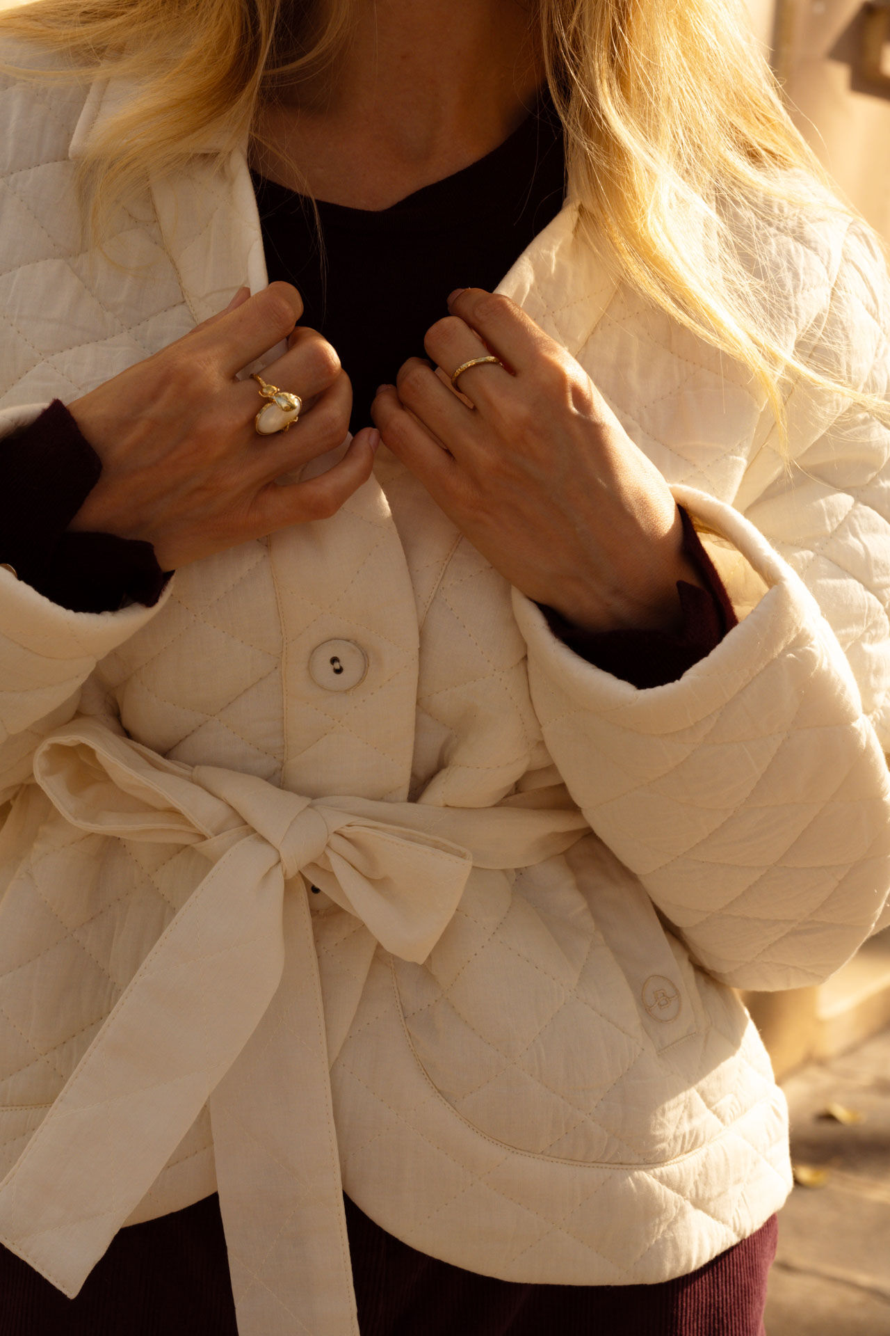 Veste Andréa Ecru thumbnail 4