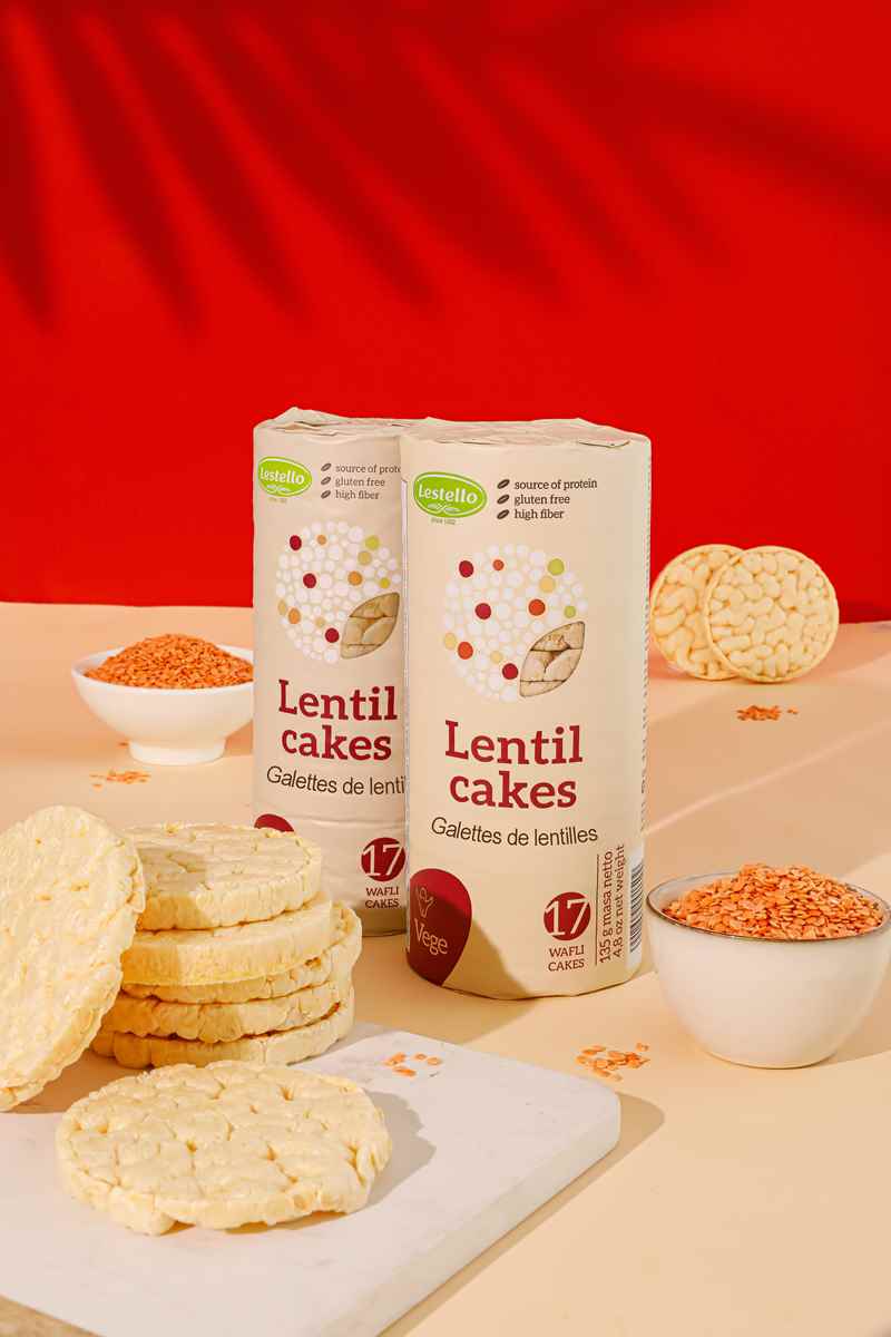 Galettes de Lentilles Sans Gluten Lestello 135g