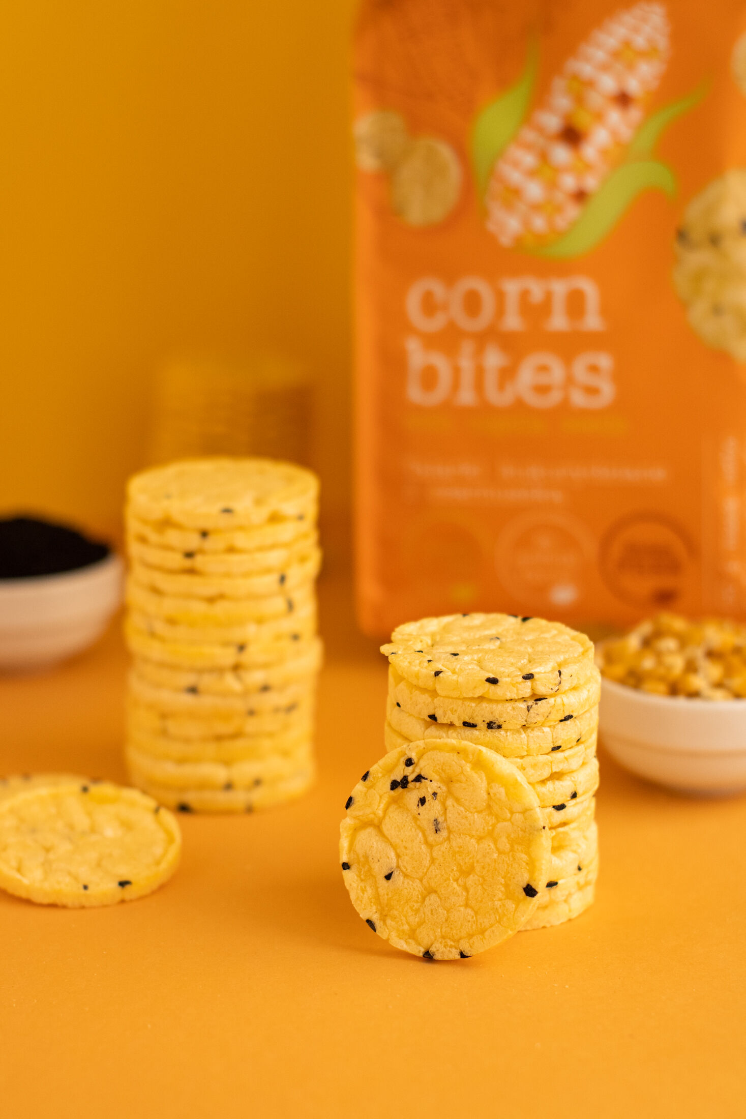 Mini Galettes de Maïs aux Graines de Nigelle Sans Gluten Lestello 65g