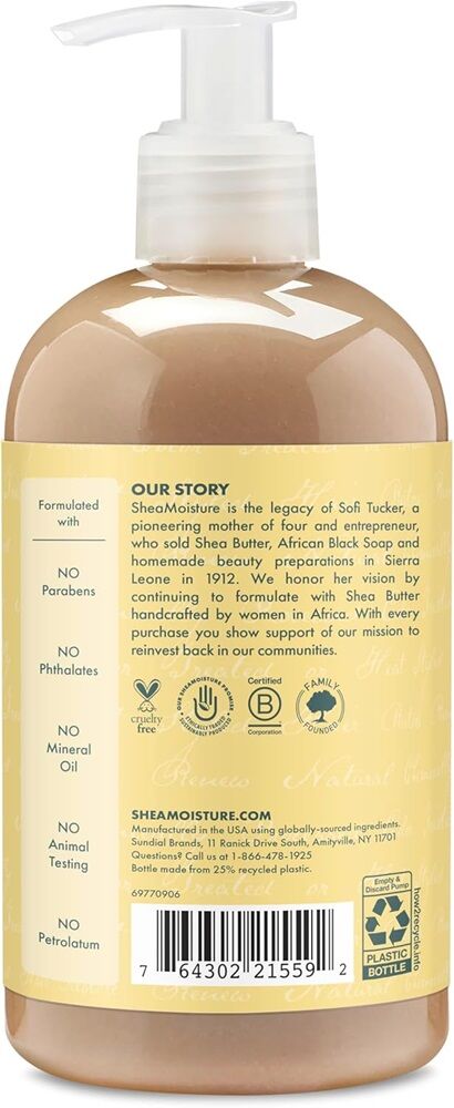 Shea Moisture Conditionneur Fortifiant et Réparateur, Huile de Ricin Jamaïcaine - 384 ml