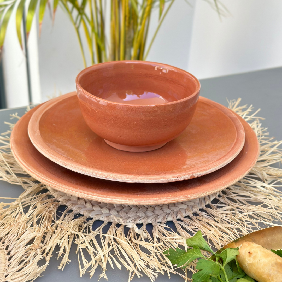 Assiette Terracota Simple 