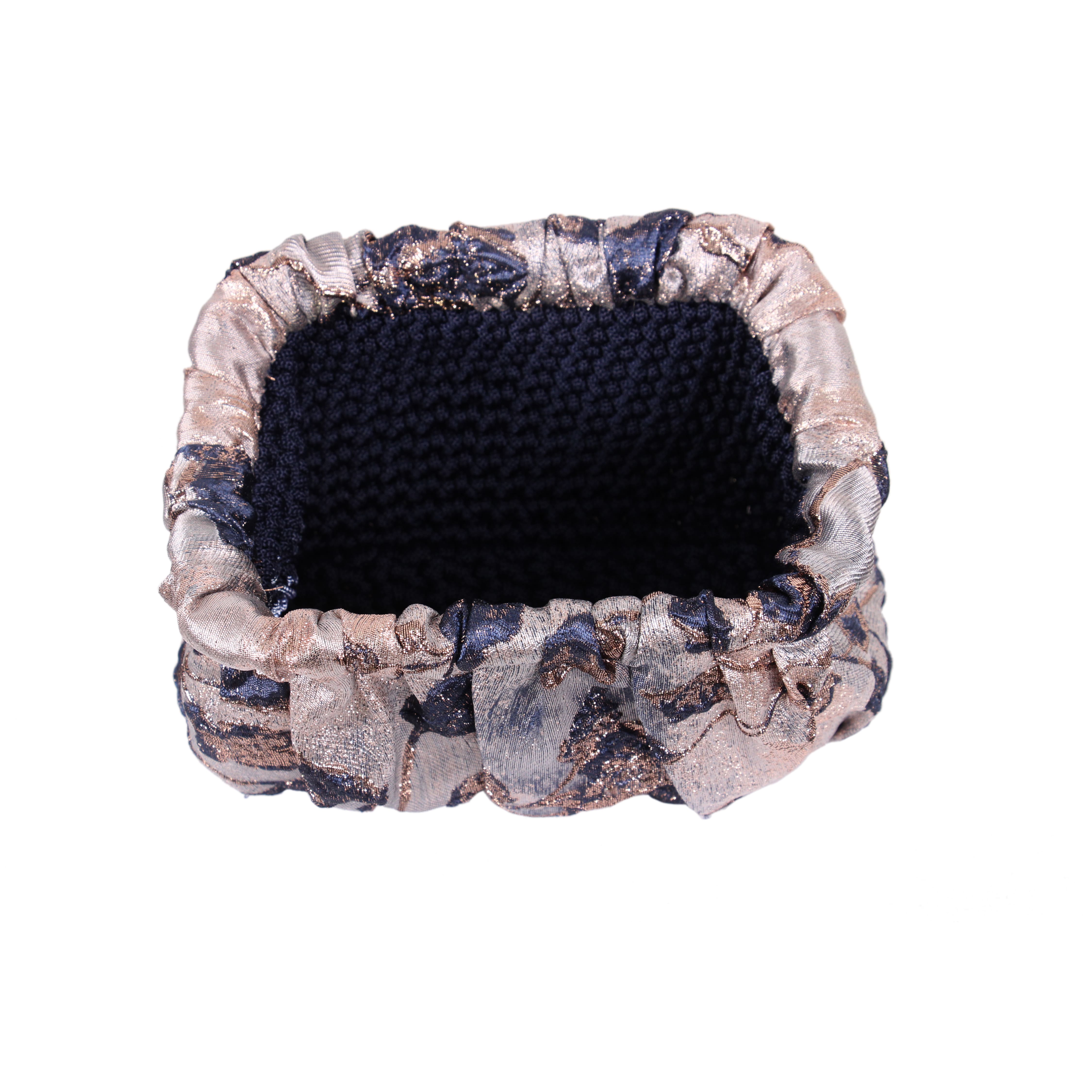 Sac En Brocart A Fleurs