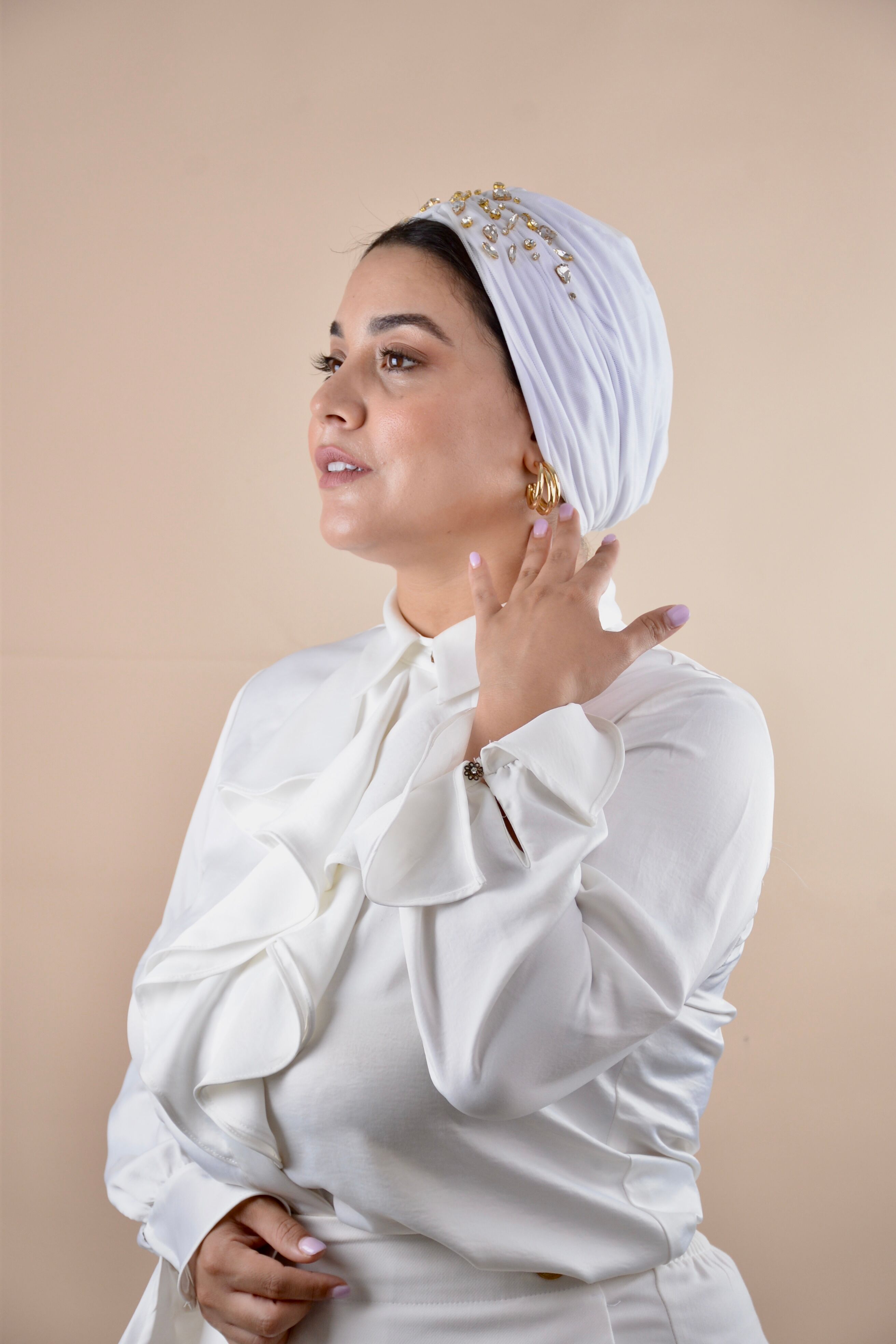 Turban queen of sea junior white