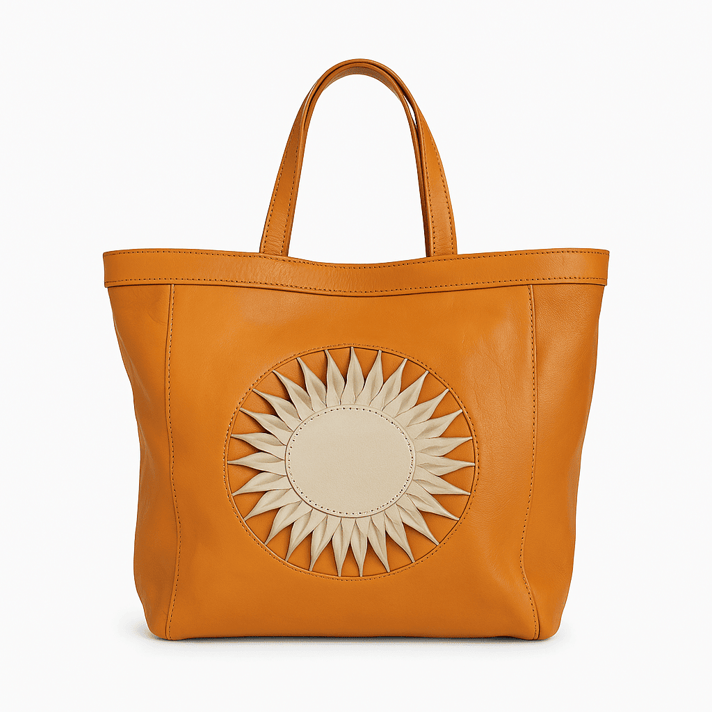 Sac Fourre-tout En Cuir Marocain Fabriqué À La Main.