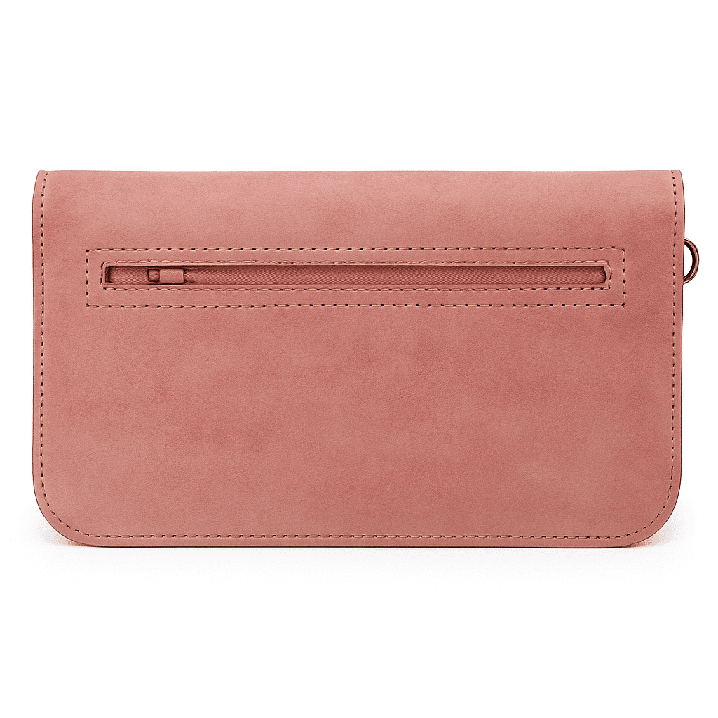 Sac À Bandoulière En Cuir Poussiéreux – Pochette Marocaine Faite À La Main