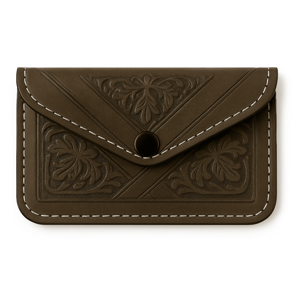  Leather Card Wallet – Handmade Moroccan Coin Purse