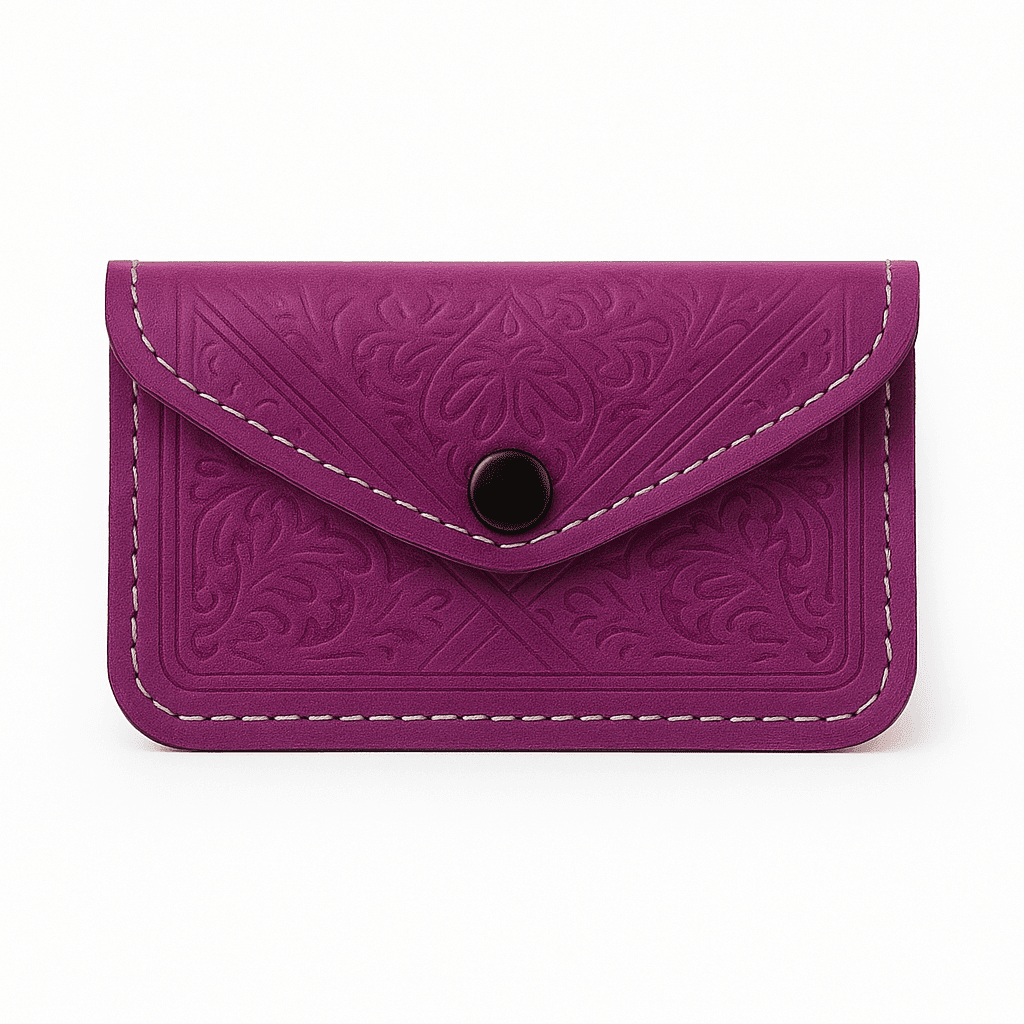 Porte-cartes En Cuir – Porte-monnaie Marocain Fabriqué À La Main