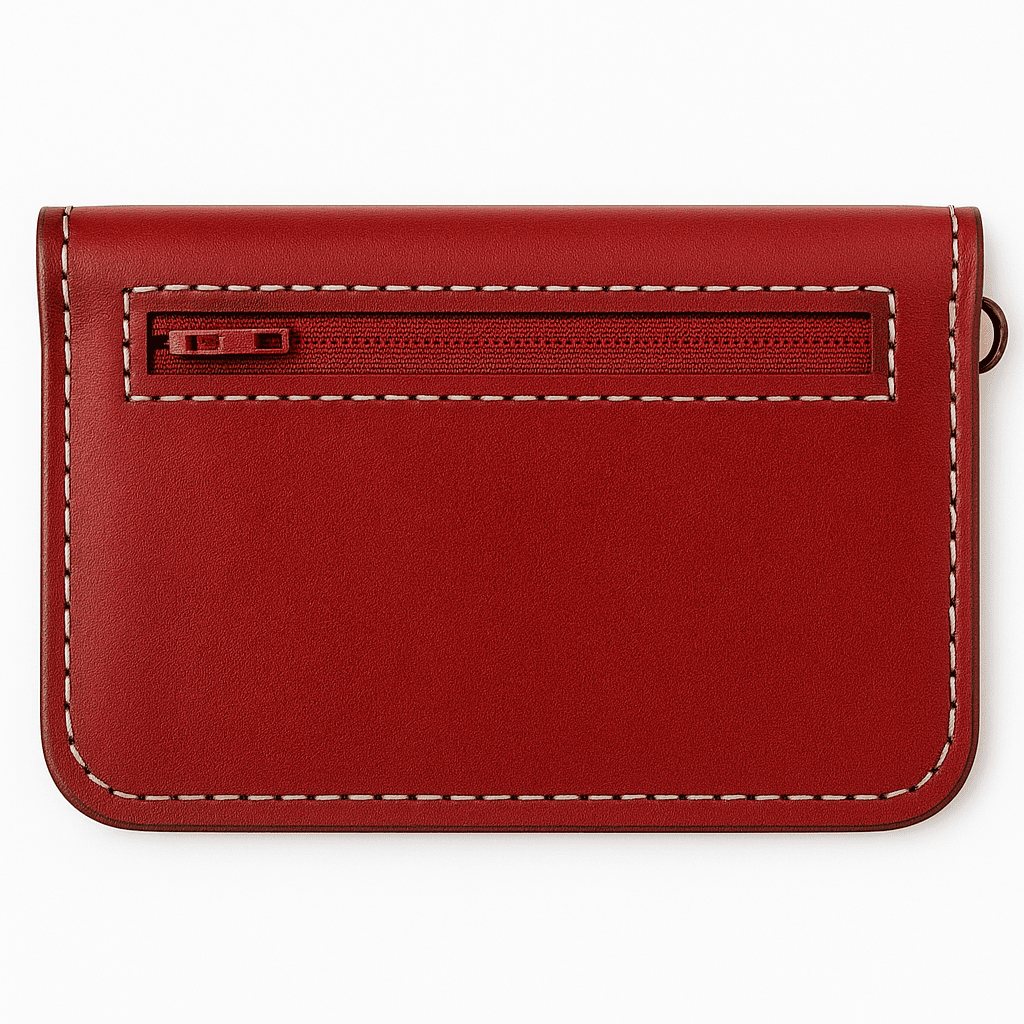 Porte-cartes En Cuir – Porte-monnaie Marocain Artisanal