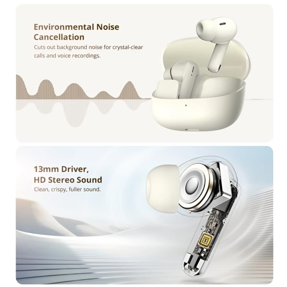 Airfly L9 – Écouteurs sans fil avec Quad Mic ENC et son HD thumbnail 4