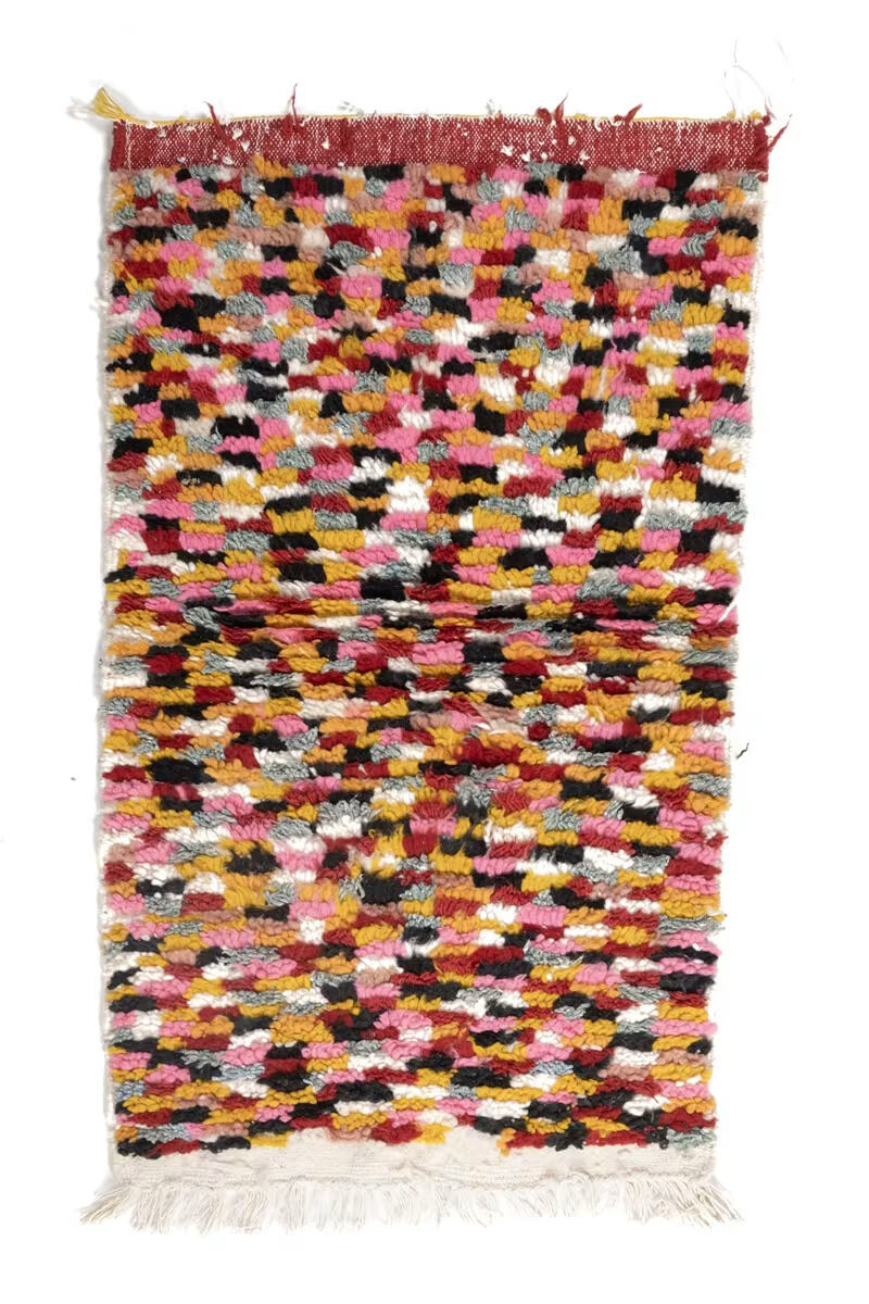 Tapis marocain multicolore - Audacieux et vibrant thumbnail 1