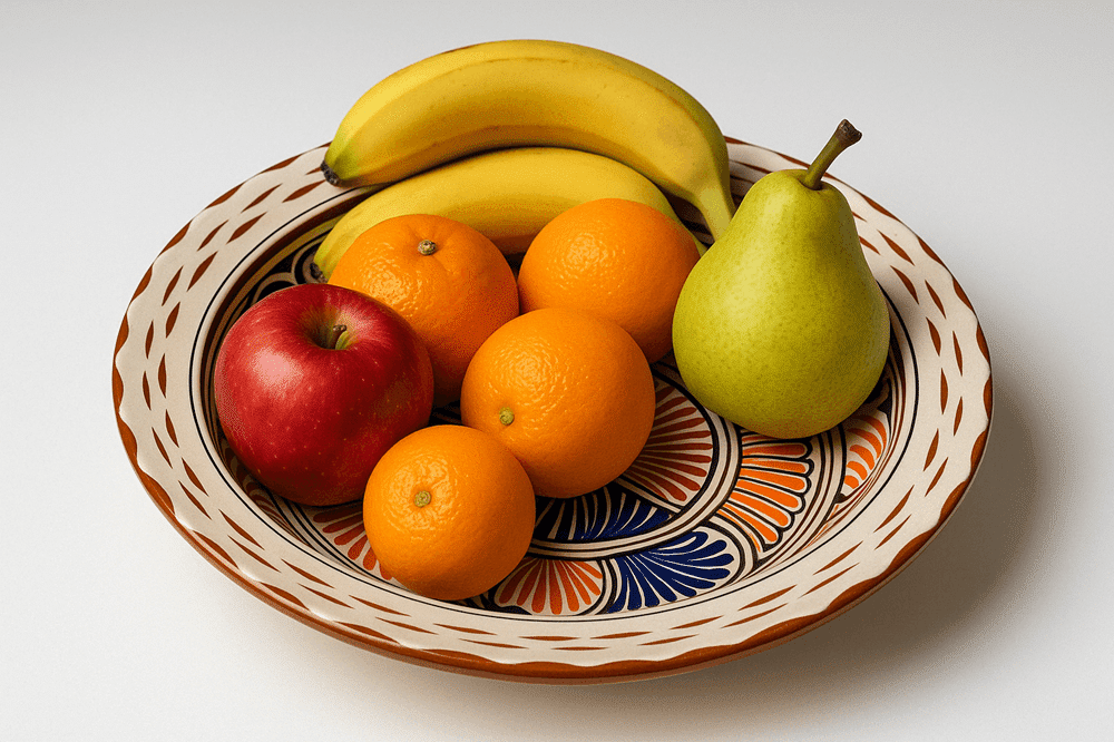 Assiette en céramique marocaine peinte à la main thumbnail 3