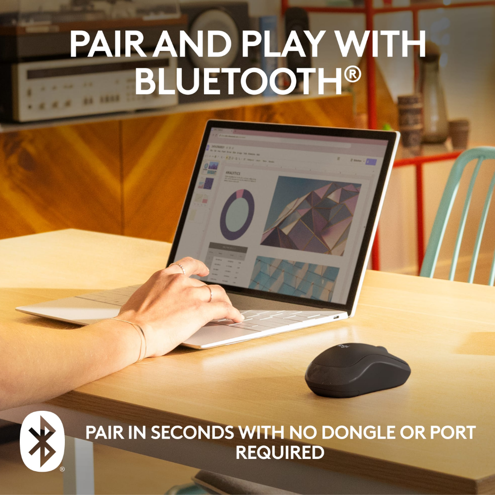  Souris Sans Fil Logitech M240 Silent – Graphite thumbnail 3