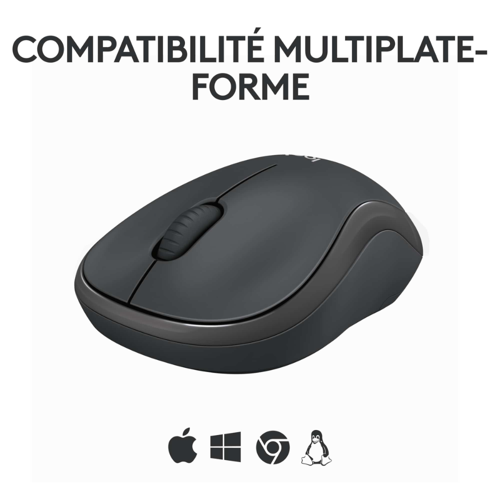  Souris Sans Fil Logitech M240 Silent – Graphite thumbnail 4