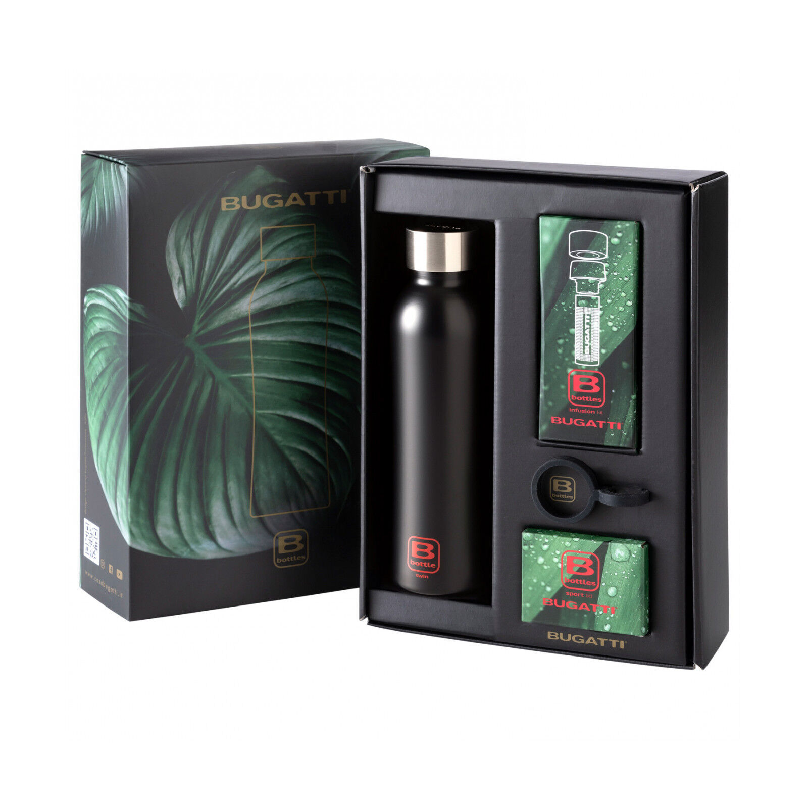 PACK BOTTLES NOIR MAT 500 ML
