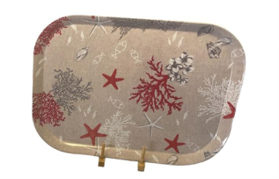 CARTAFFINI PLATEAU CORAIL RECTANGULAIRE XL