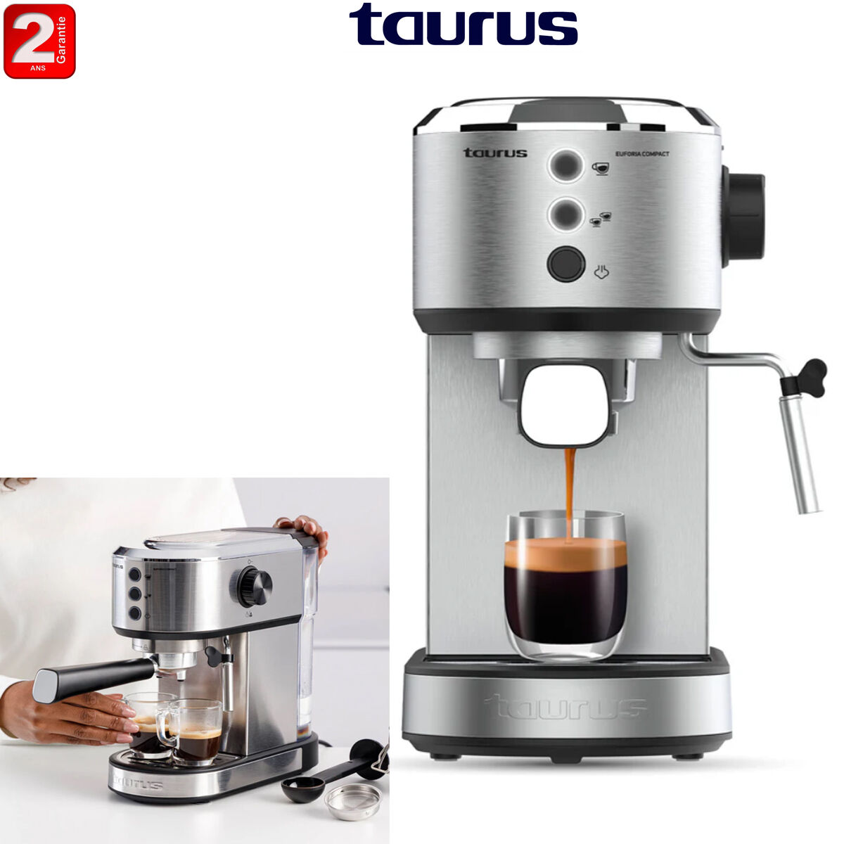 Cafetière expresso EUFORIA COMPACT