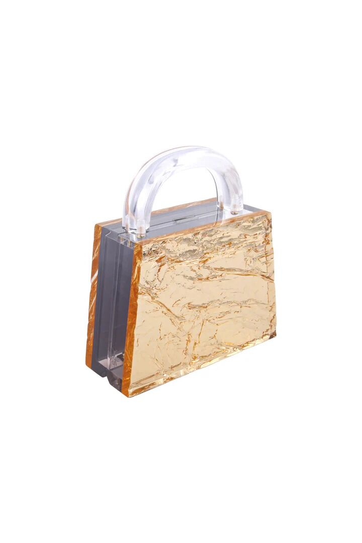 Eva Crushed Ice In Gold Mirror