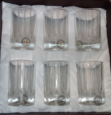 6 Verres À Café Isocele