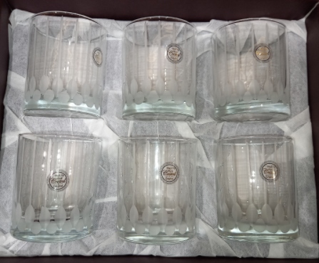 6 Verres À Eau Isocèle