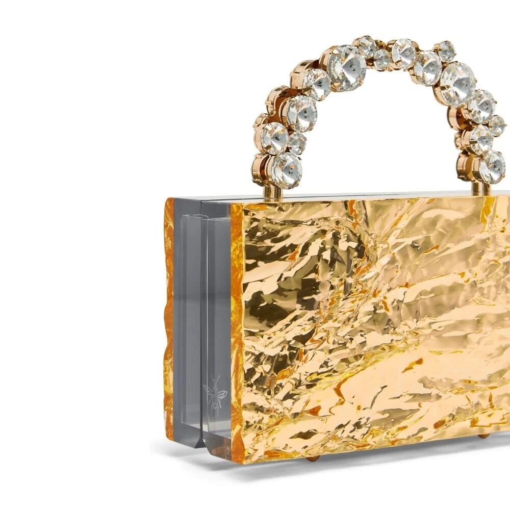 Leon Gold Crushed Ice Crystal Handle