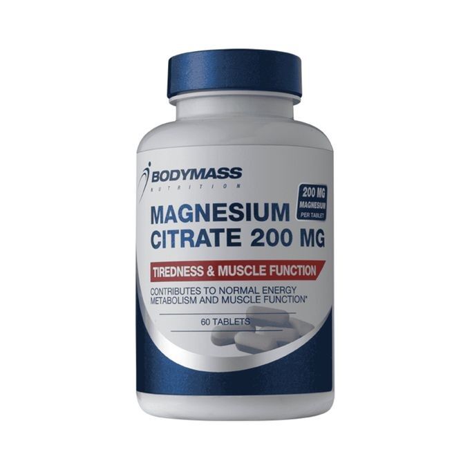 Bodymass Magnésium Citrate 200Mg - 60 Comprimes