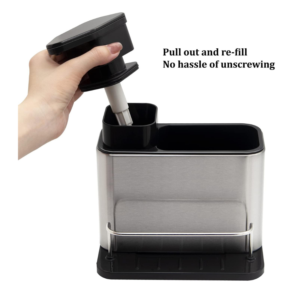 Porte-Éponge de Cuisine – Inox ou Plastique thumbnail 3