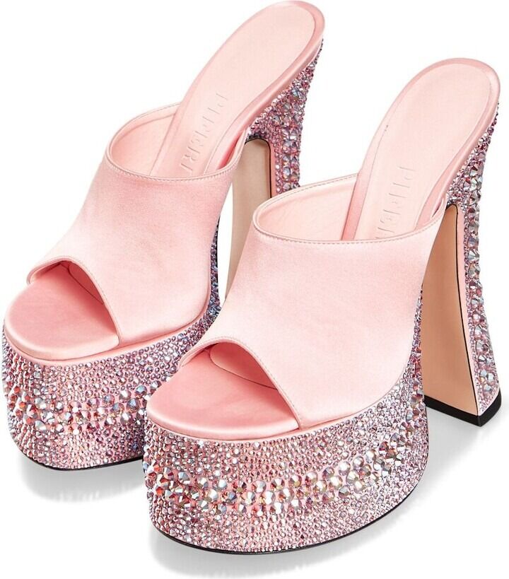 THEODORA CRYSTAL-EMBELLISHED MULES thumbnail 4