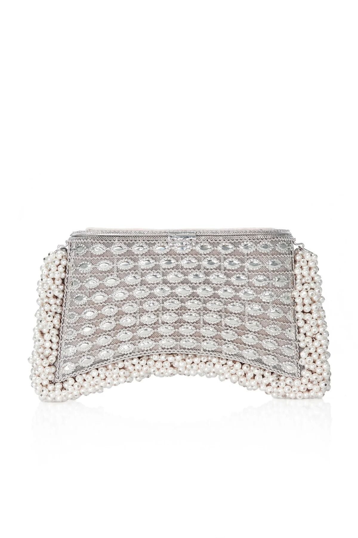 Zeenat Pearl Purse-Champagne Pink thumbnail 3