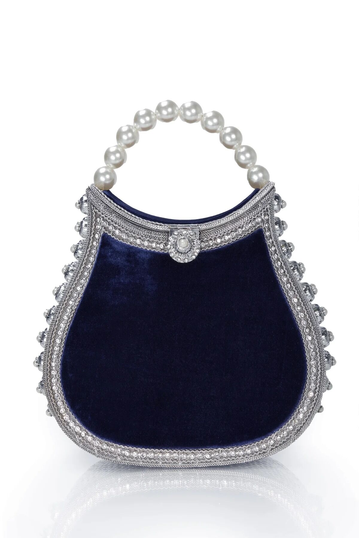 Nimmi Pearl Purse -Midnight Blue