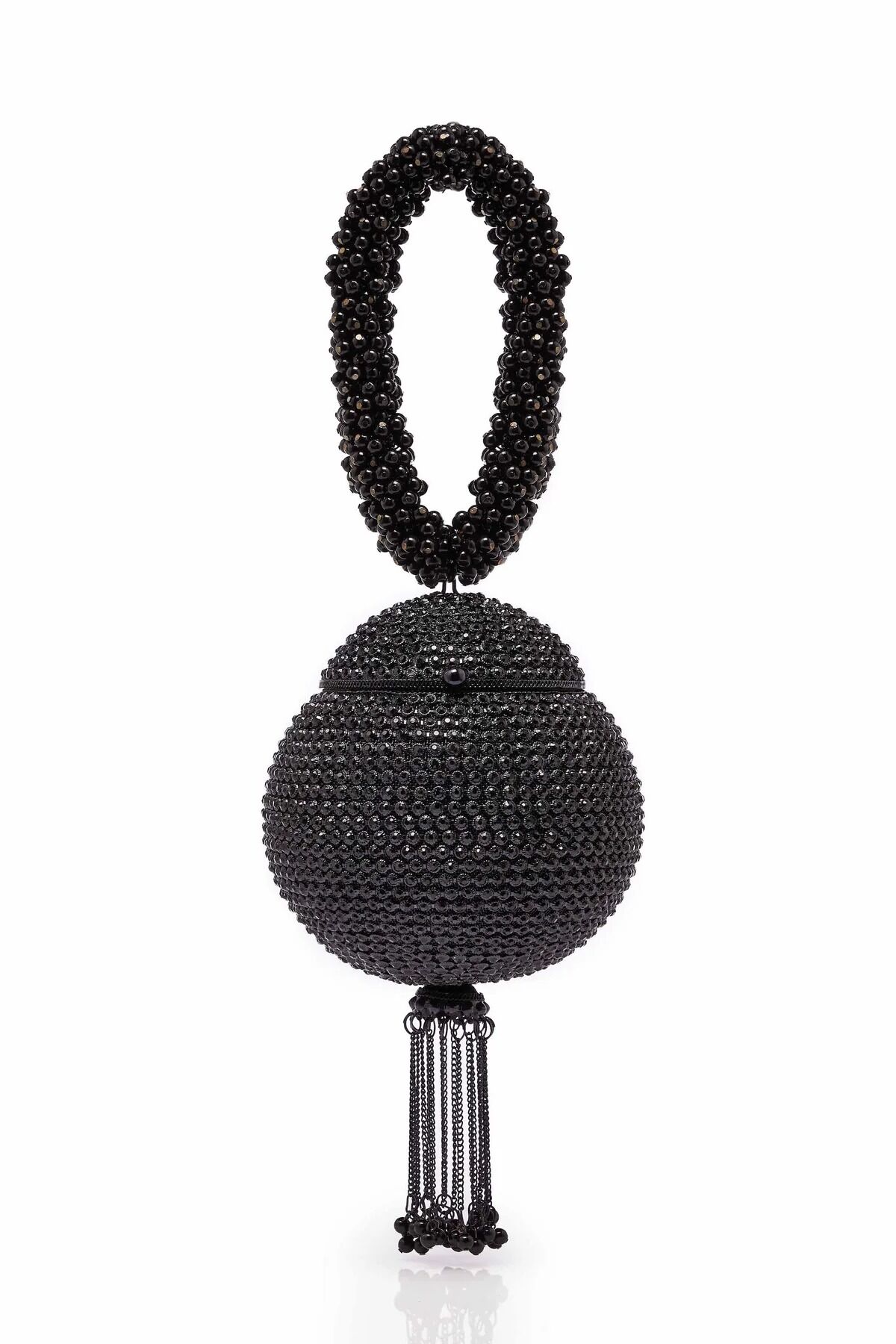 All That Glitters -Babi Crystal Pearl Bracelet-Midnight Black thumbnail 1