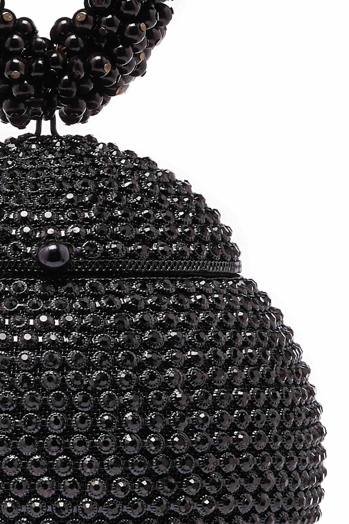 All That Glitters -Babi Crystal Pearl Bracelet-Midnight Black thumbnail 2