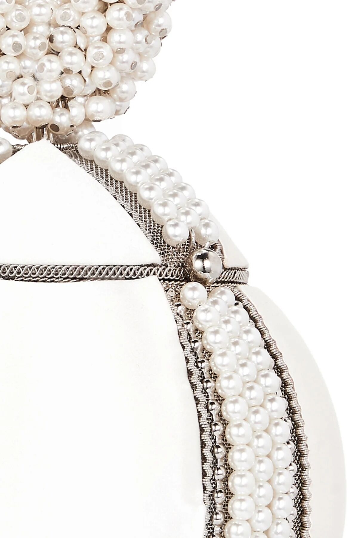 Babi Pearl Bracelet -Bridal -Classic -Silver & Off-White thumbnail 3