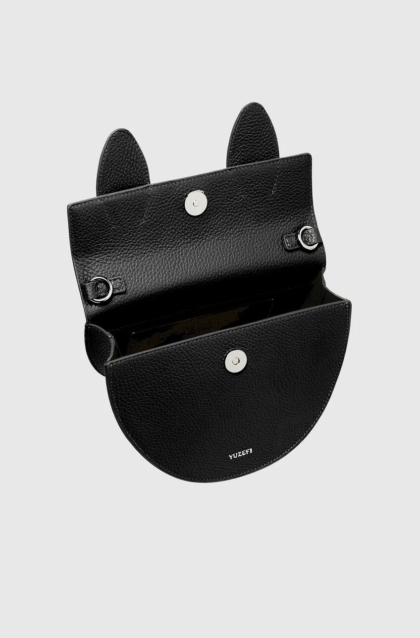 Pretzel - Black Pebble Grained Leather thumbnail 3