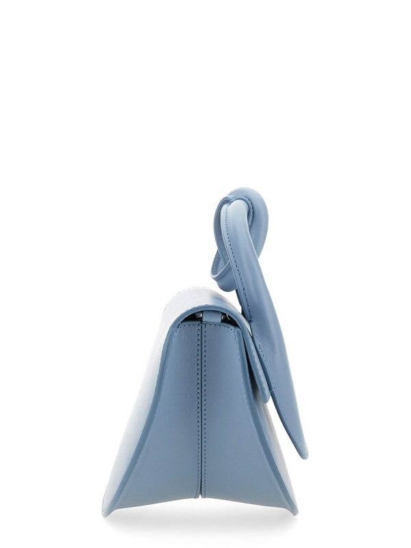 Pretzel - Sky Blue Smooth Leather