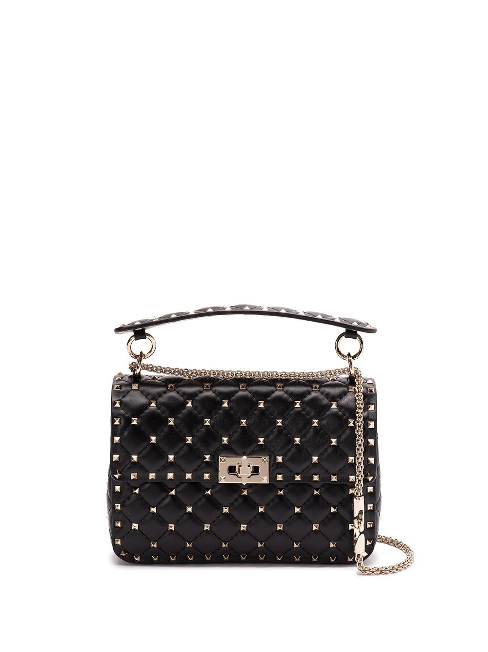 Rockstud Spike` Medium Shoulder Bag