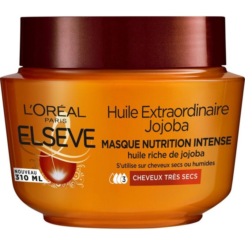Elsève Masque Huile Extraordinaire Jojoba- Masque Nutrition Intense