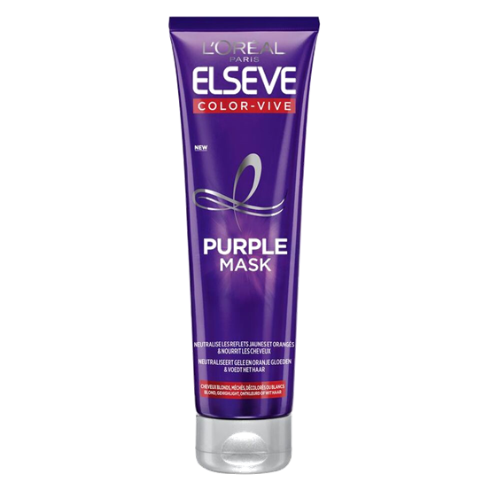 Elsève - Color Vive Masque Violet Déjaunissant Pour Cheveux Méchés, Blonds Ou Décolorés